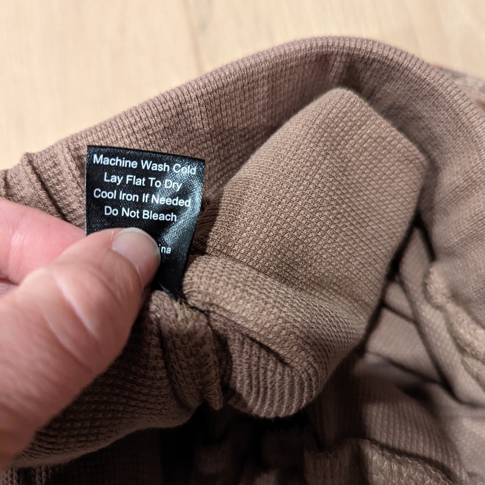 Brown Patchwork Oversized Pants - image 6